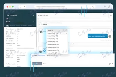 Kommo CRM ready-made message templates